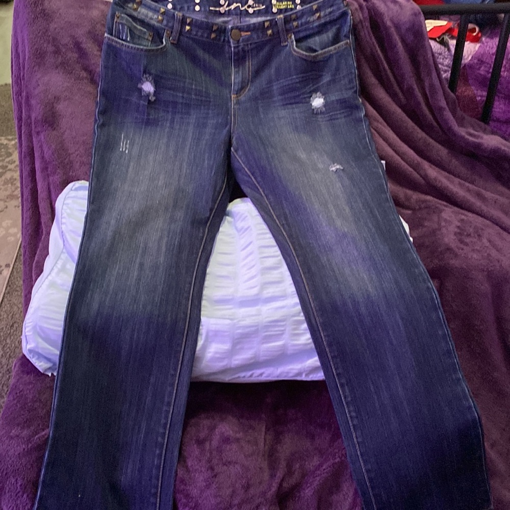 Inc jeans size 12 straight leg